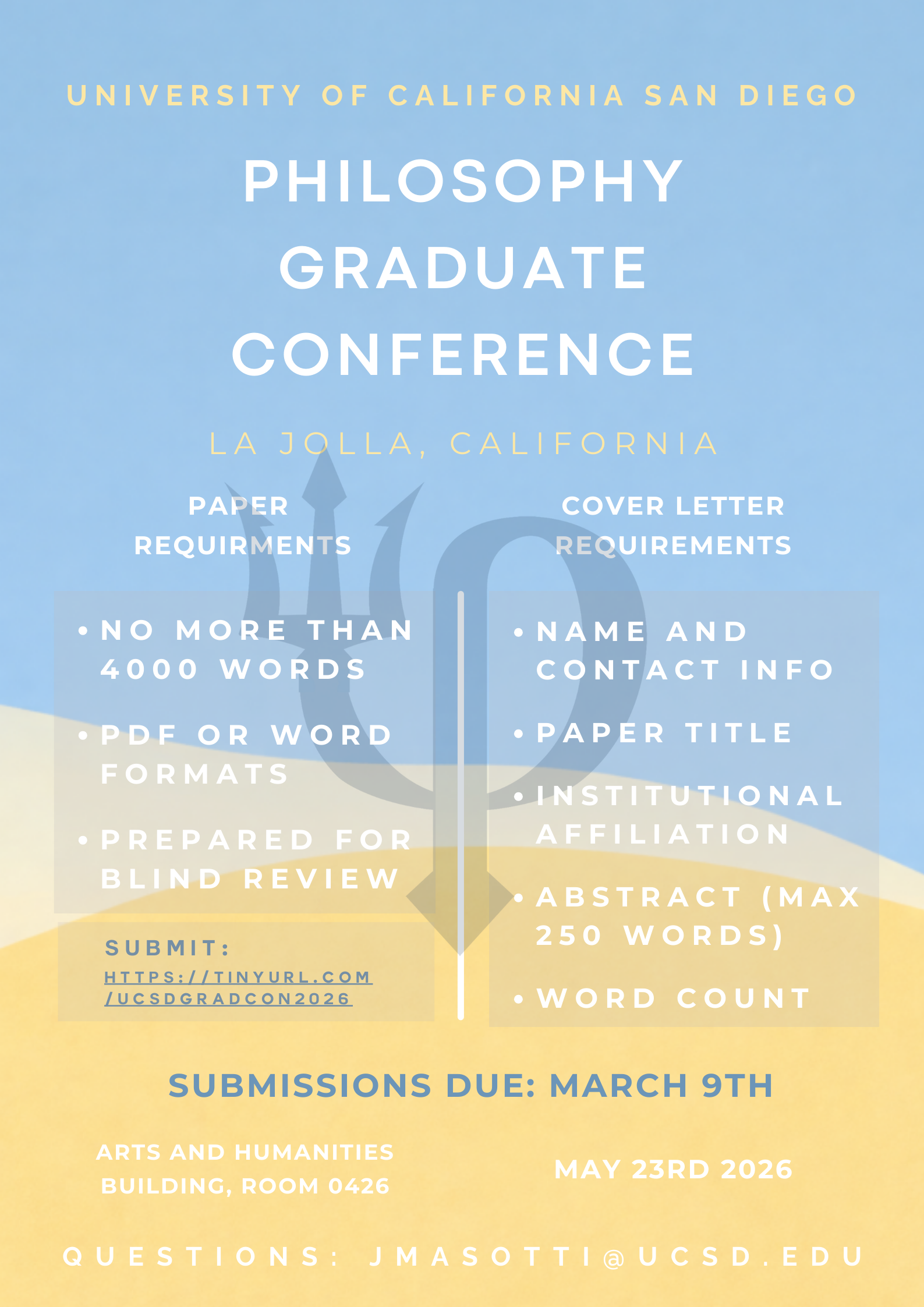 graduate conference flyer